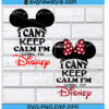 I cant keep calm Disney Svg