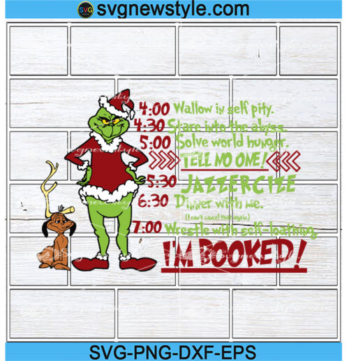 Grinch Schedule svg