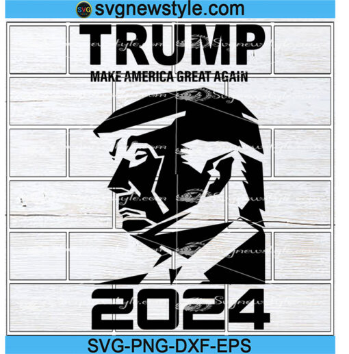 Trump 2024 Make America Great Again Svg