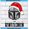 Christmas Mandalorian svg