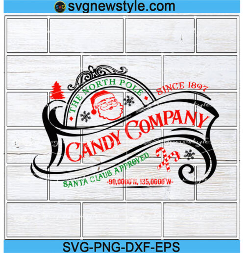 North Pole Candy Company SVG