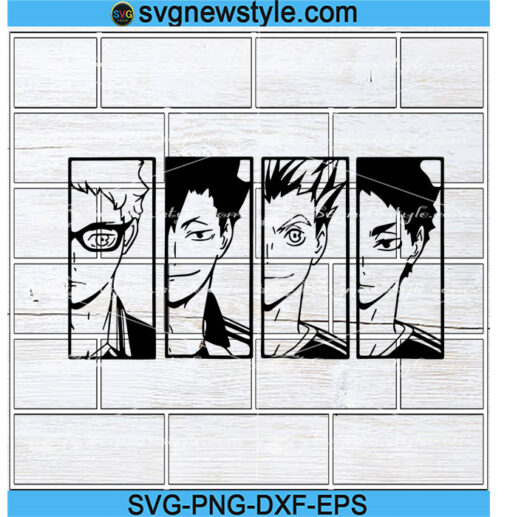 Haikyuu Captains Svg