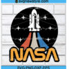 Retro Nasa Badge SVG