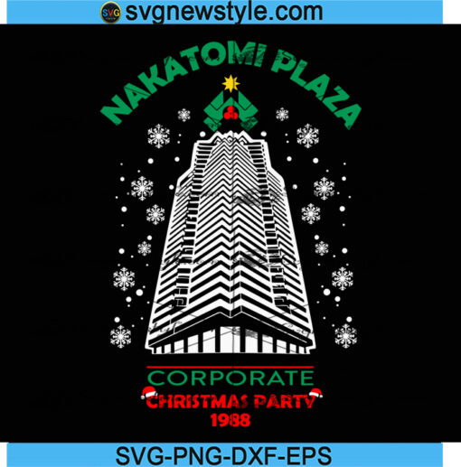 Nakatomi Plaza Christmas Party svg