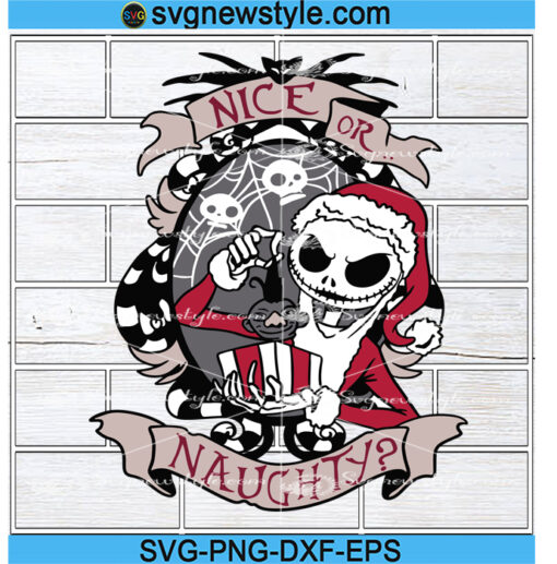 Nice or naughty Svg