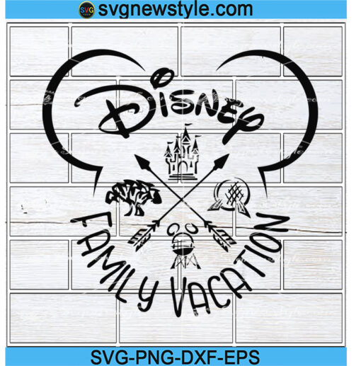 Magical World Vacation Svg Png