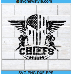 Chiefs Football Svg, Png, Dxf, Perfect for Game Day Crafts & Projects
