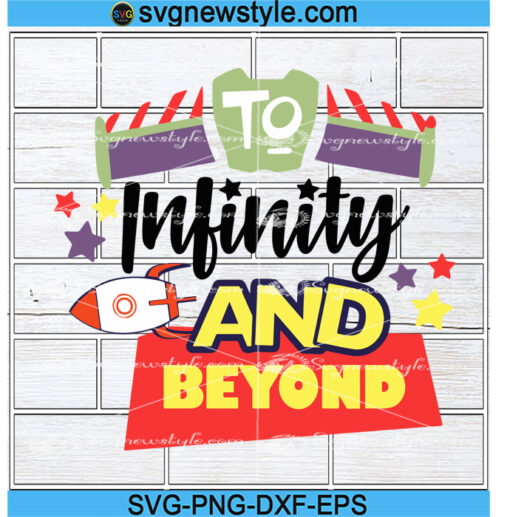 To infinity and beyond svg Png