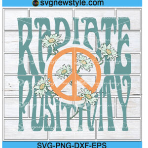 Radiate Positivity Svg