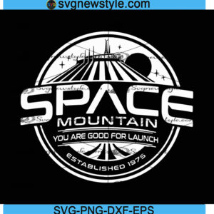 Disney Space Mountain Svg