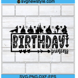Birthday Princess svg