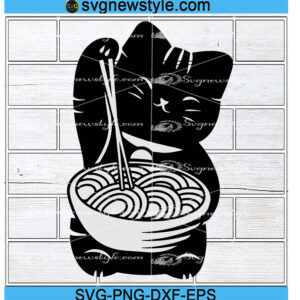 Ramen Cat Svg