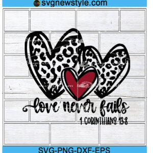 Faith Valentines Day SVG