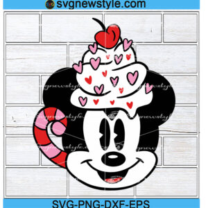 Mickey valentines day mug svg