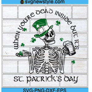 Skeleton St Patricks Day png