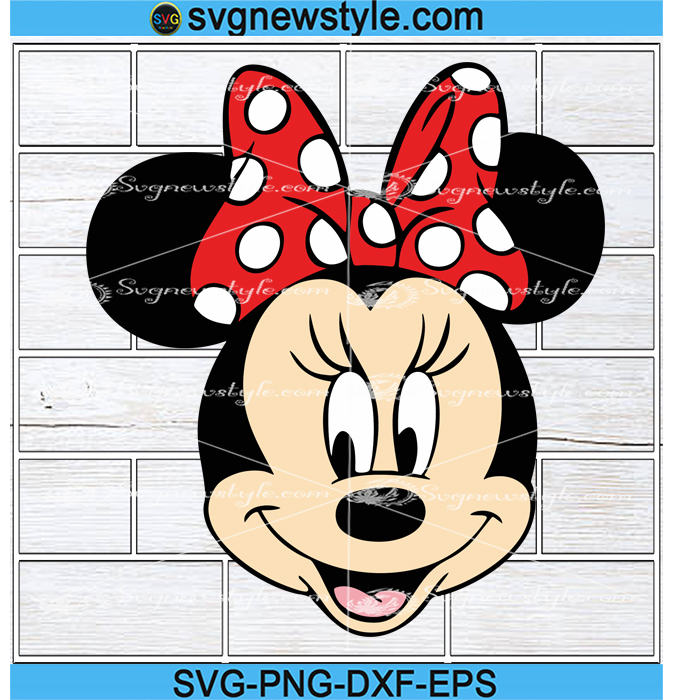 Minnie Mouse svg, Mouse head SVG, Mouse Svg, Png, Dxf, Eps Cricut File ...