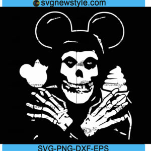 Mickey Mouse Misfit Punk Rock svg