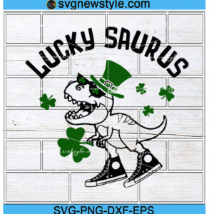 Lucky saurus svg