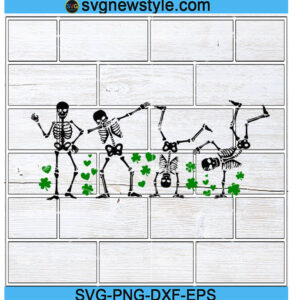 Dancing Skeleton Svg