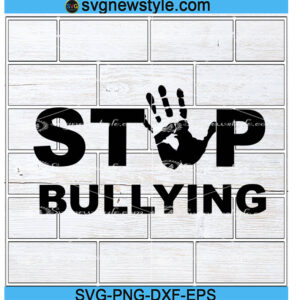 Stop Bullying Svg