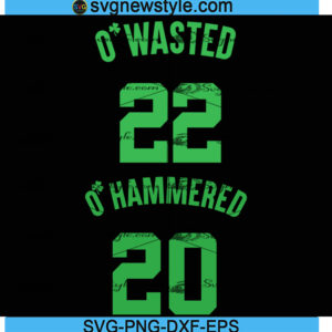 O'Wasted St. Patrick's Day Drinking Team svg, St. Patty's Day Svg, Png, Dxf, Eps