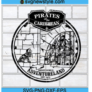 Pirates of The Caribbean Ride Svg