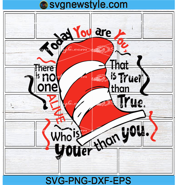 Cat In The Hat Svg, Dr Seuss Hat Svg, The Thing Svg, Png, Dxf, Eps