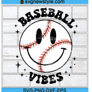 Baseball Vibes Svg
