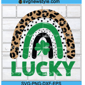 Shamrock SVG, St Patricks Day SVG, Lucky SVG, Rainbow Svg, Lucky Me Svg, Png, Dxf, Eps