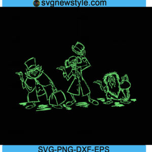 Hitch Hiking Ghost Haunted Mansion Disney Svg, Png, Dxf, Digital Download