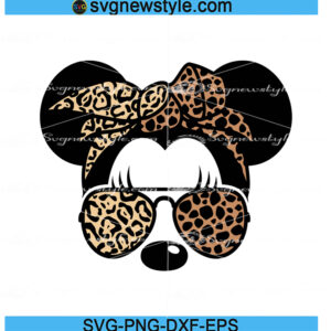 Safari Mouse svg, Cheetah and Leopard svg, Png, Dxf, Digital Download