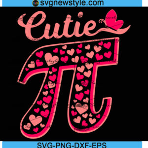 Math Teacher Cutie Pi Day Svg