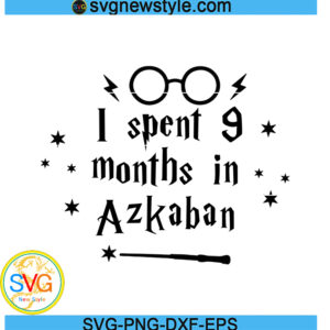 I Spent 9 Month in Azkaban Svg
