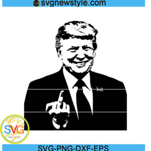 Giving the Middle Finger svg