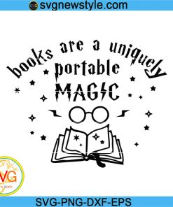 Book are a uniquely portable magic SVG, Disney SVG, Disney Vocation Svg, Png, Dxf, Eps