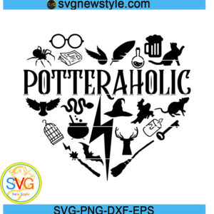 Universal Potteraholic svg