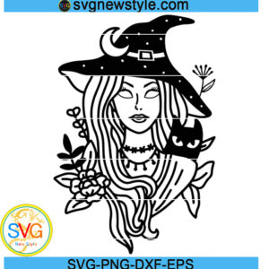 Witch Halloween Gifts SVG