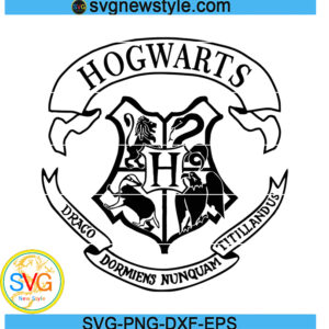 Wizard School Badge Logo svg
