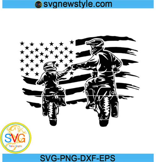 Dirt Bike Family Png, Father and Son Svg, Dirt Bike Dad svg, Dirt Bike Kid Svg, Png, Dxf, Eps