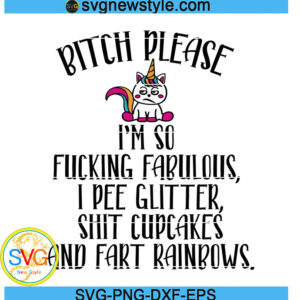 Funny Unicorn svg