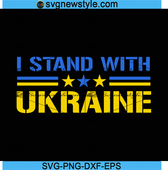 I Stand With Ukraine Svg, Ukraine Flag Svg, Support Ukraine, Pray For ...