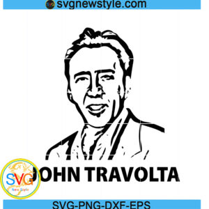 Ryan Reynolds John Travolta Nicolas Cage Svg, Png, Dxf, Eps Digital Download
