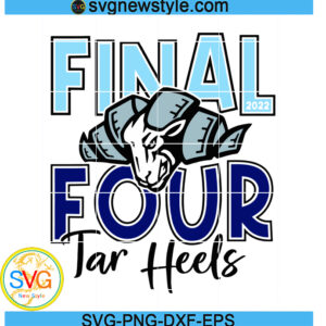 UNC North Carolina Tar Heels Basket Ball Final Four Svg, Png, Dxf, Eps Digital Download