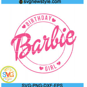 Barbie Birthday Svg