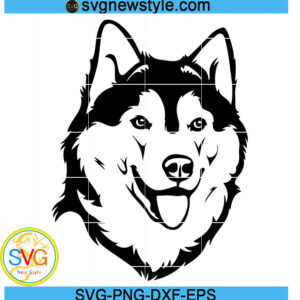 Siberian Husky SVG