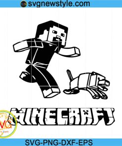 Minecraft Svg, Mine Game Svg, Gamer Svg, Png, Dxf, Eps