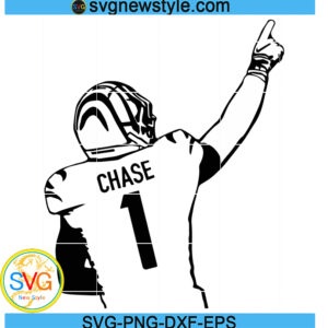 Ja'Marr Chase svg, Bengals svg, Png, Dxf, Eps Digital Download