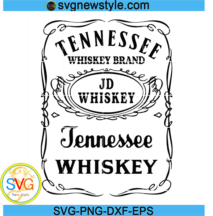 Tennessee Whiskey Label SVG, Luxury Whiskey SVG, Whiskey Logo SVG ...