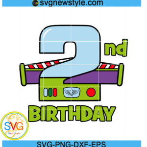 2nd Birthday buzz svg