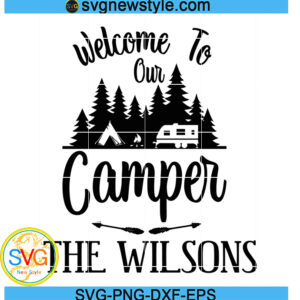 Family Camping Svg